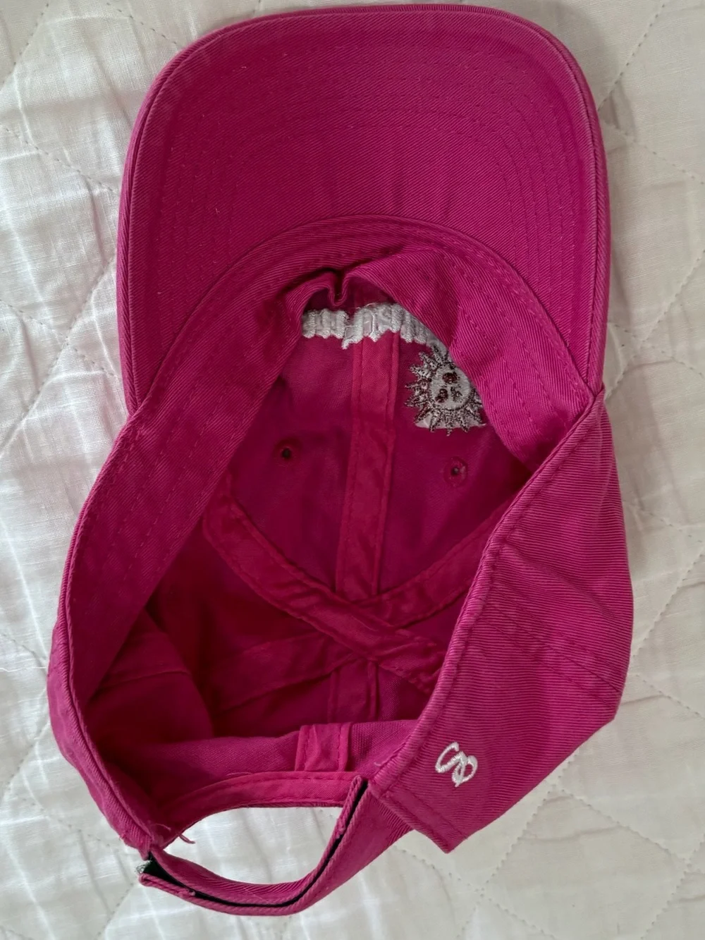 Kids Pink Embroidered Cap from iconic Sun Valley, Idaho